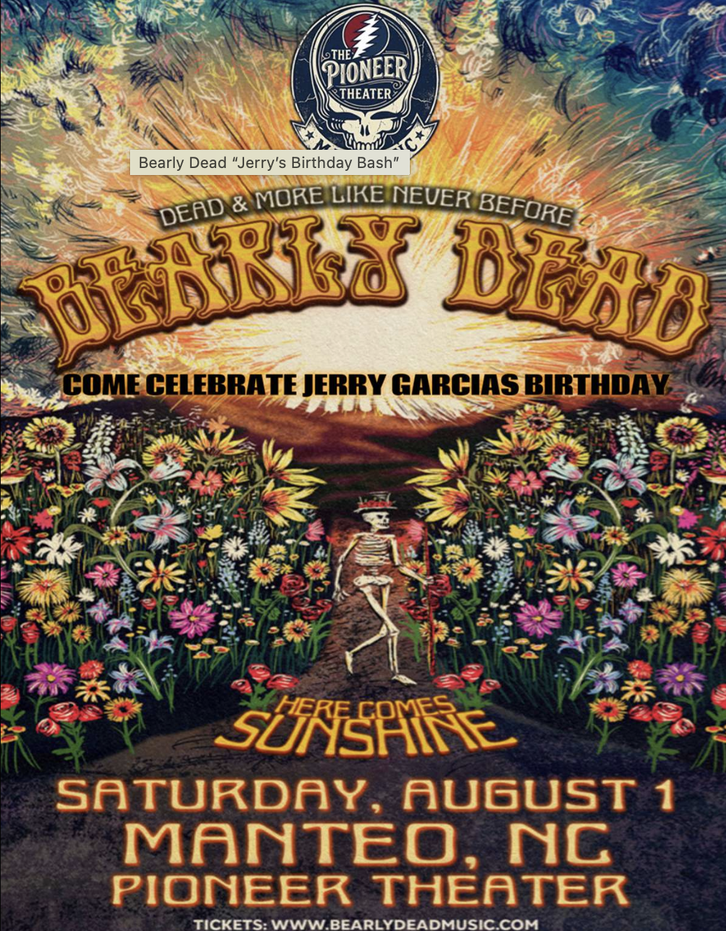 Bearly Dead “Jerry’s Birthday Bash” Event