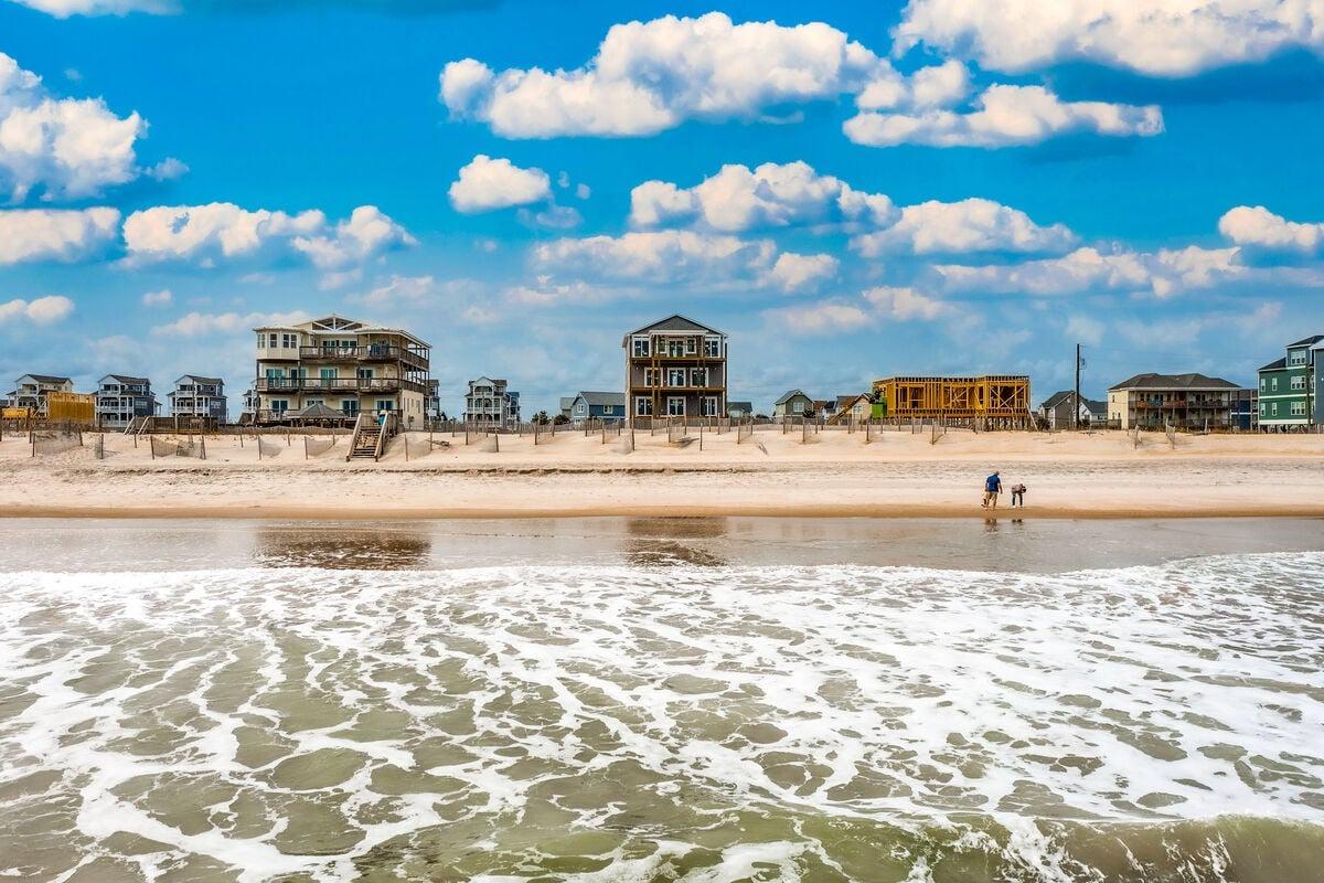 Family enjoying a Carolina Beach vacation rental